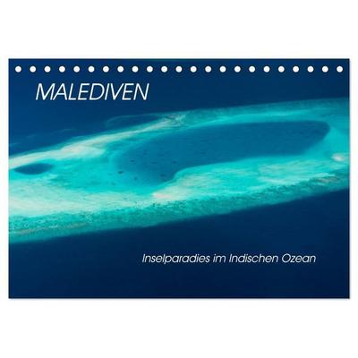 Malediven - Inselparadies im Indischen Ozean (Tischkalender 2027 DIN A5 quer), CALVENDO Monatskalender