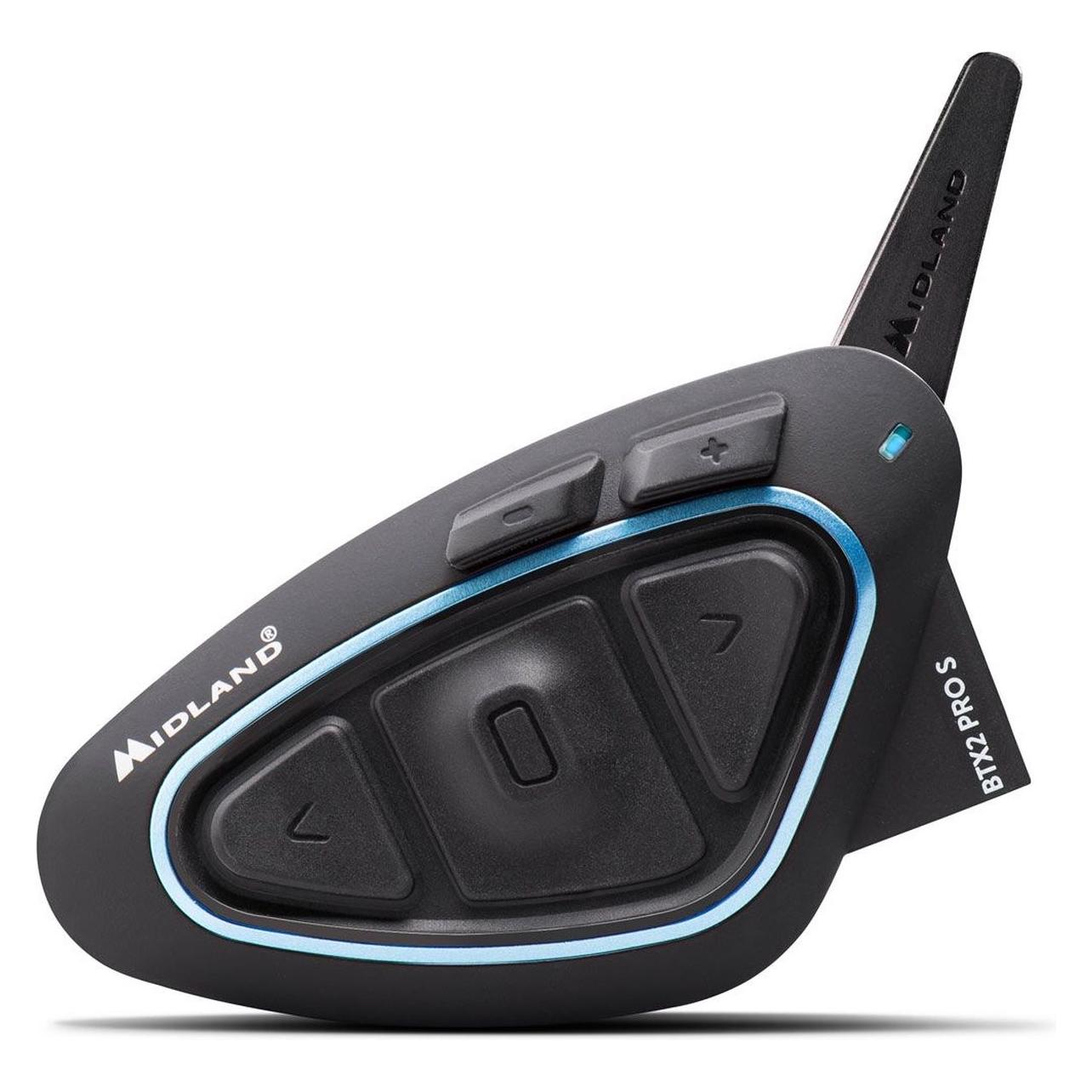 Midland BTX2 Pro S Bluetooth-Headset für Motorräder (1er Set) (C1414.02)