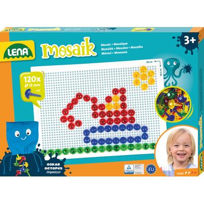 Kreativset LENA "Mosaik, 120, Ø 15 mm", bunt, Kreativsets, Kinder, Made in Europe