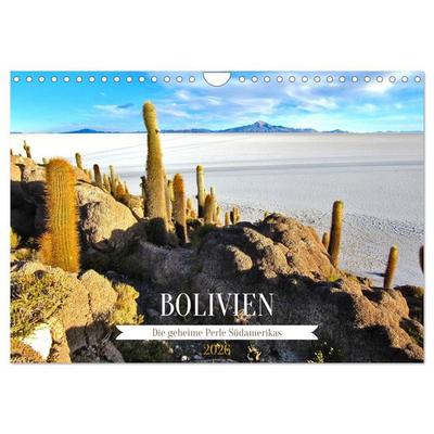 Bolivien - Die geheime Perle Südamerikas (Wandkalender 2026 DIN A4 quer), CALVENDO Monatskalender