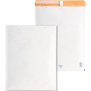 aroFOL Luftpolstertaschen Double, für DIN A3, 340 x 465mm,Typ K, haftklebend, grauweiß, 25 Stück