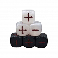 Dice4friends Würfelset - Bloody Fate Mix (6) 300109