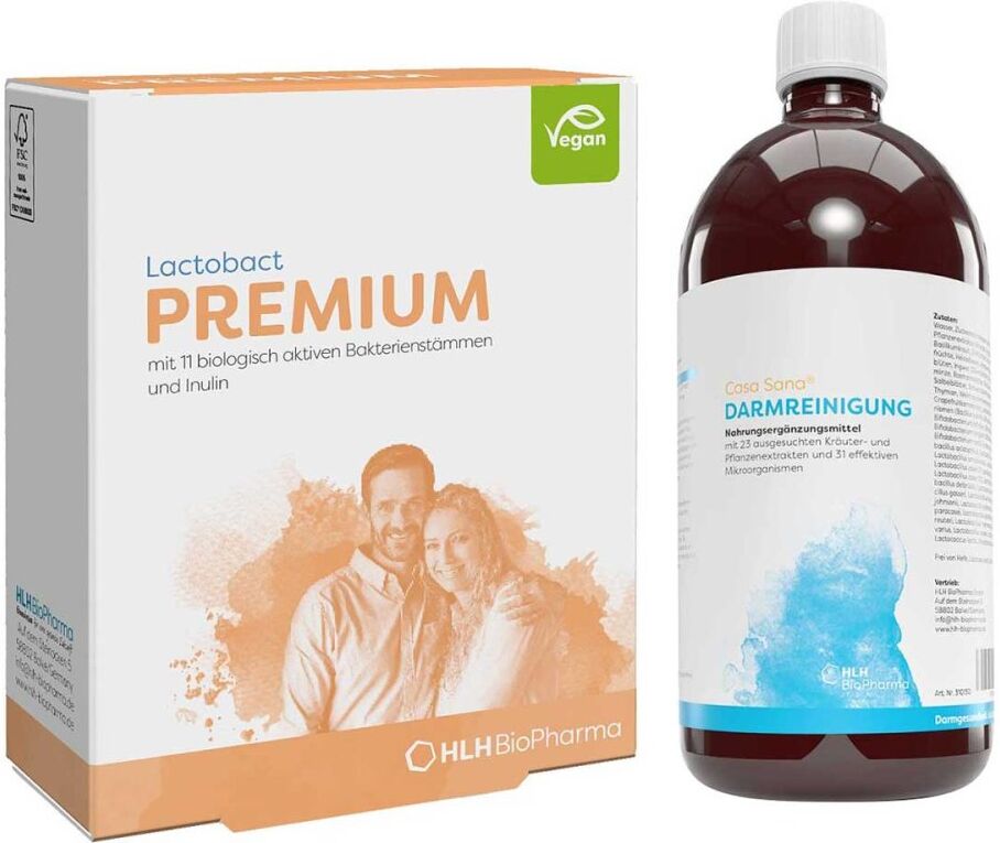 Lactobact Premium 30 stk + Casa Sana Darmreinigung 1000 ml 1Pck
