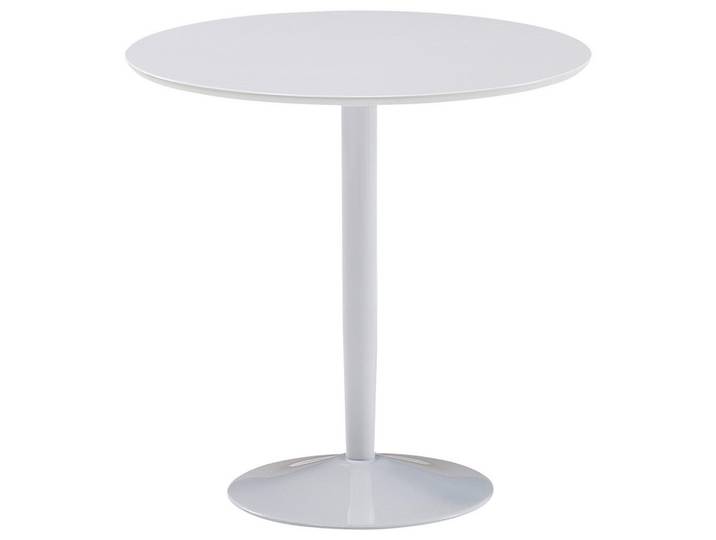 Mid.you Esstisch, Weiss, Holzwerkstoff, rund, Bodenplatte, 75x74x75 cm, Esszimmer, Esstische, Esstische