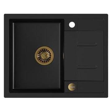 Q Company MORGAN 116 GraniteQ VERY Black - matt black (39221000)