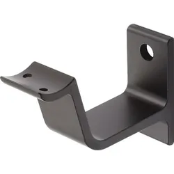 hermeta Handlaufträger 3553 Alu.schwarz elox.gewölbte Auflage - 3553-18E