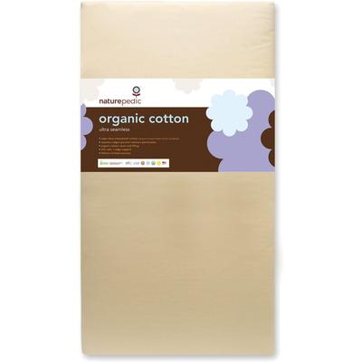 Naturepedic No Compromise Organic Cotton Ultra 252 Seamless Crib Mattress - Natural