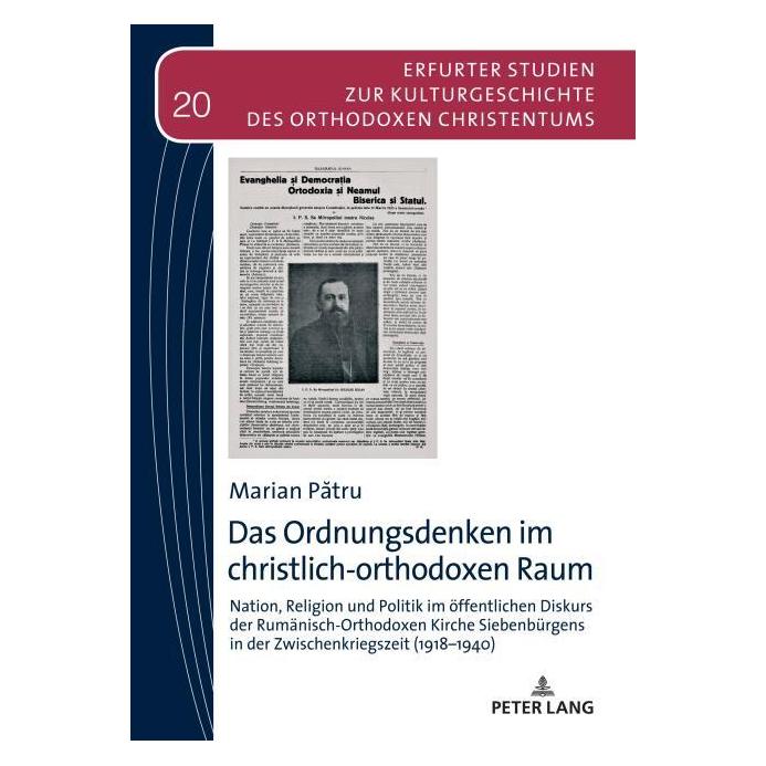 Peter Lang Patru:Das Ordnungsdenken im christlich- (Deutsch, Hardcover, Marian Patru) (67838719)