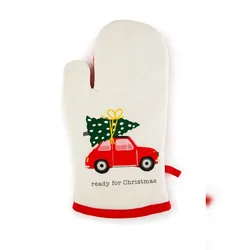 Excelsa Ofenhandschuh Ready For Christmas Baumwolle 32Xh2X18 Cm Bunt