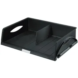 Leitz, Dokumentenablage, Ablagekorb Sorty Jumbo, DIN A3 quer, Polystyrol (2 x A4, A3, A3 quer)