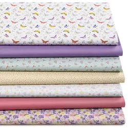 Patchwork- und Quiltpaket "Schmetterlinge & Blüten", weiß-color