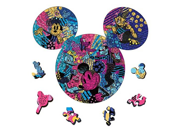 Trefl - Houten Contour Puzzel: Mickey Mouse, Cult Mickey Mouse