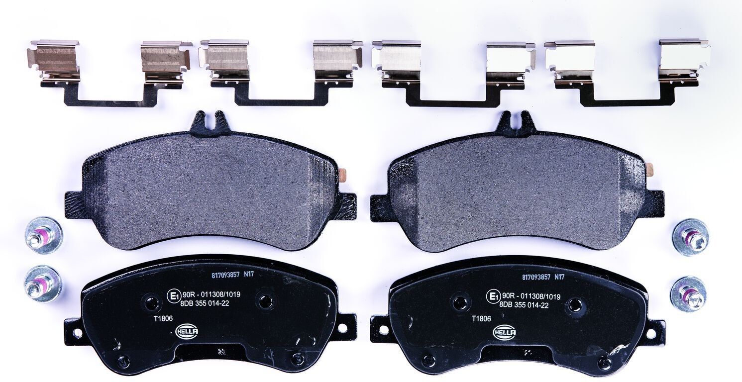 HELLA 8DB 355 014-221 Brake pad set