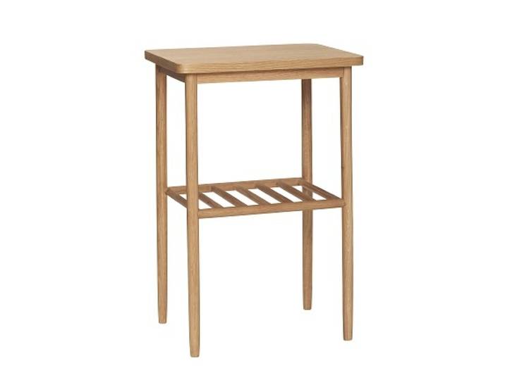 Hubsch Bijzettafel eikenhout