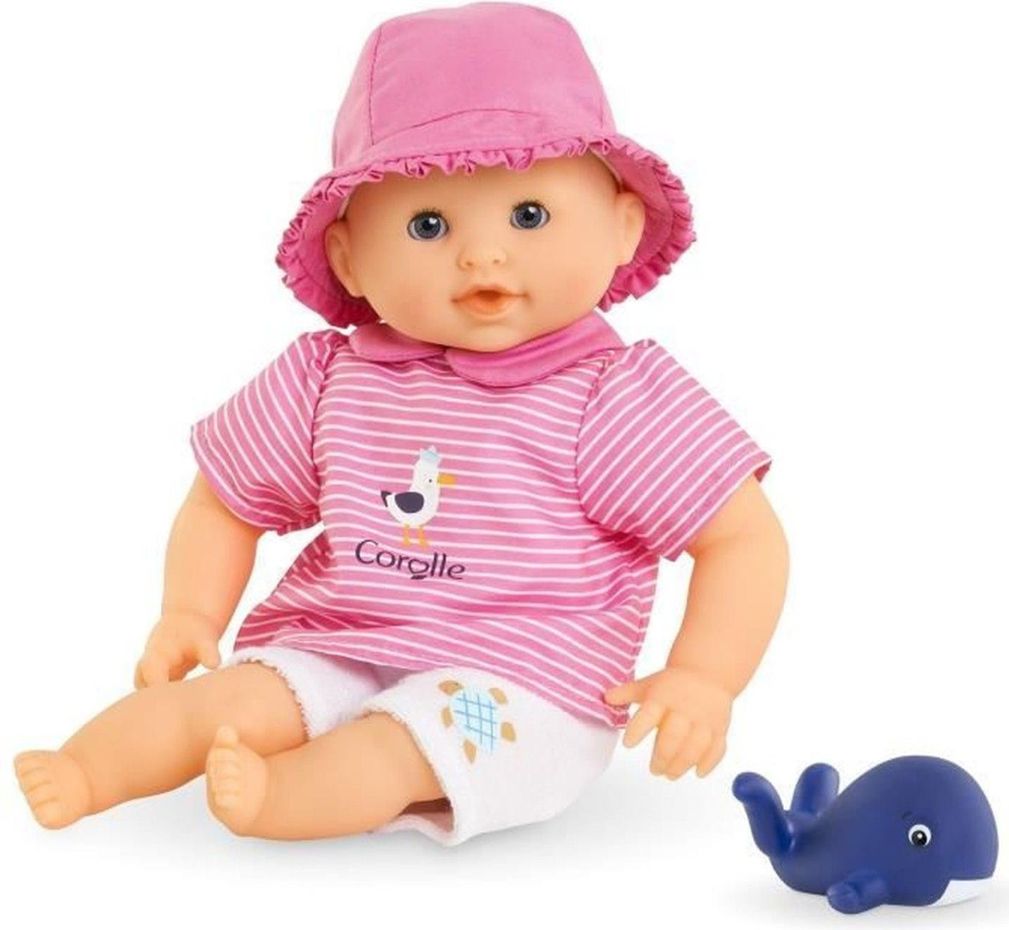 Corolle Baby Doll met Ocean Babybadje - 30 cm - Bath toy voor baby's vanaf 18 maanden