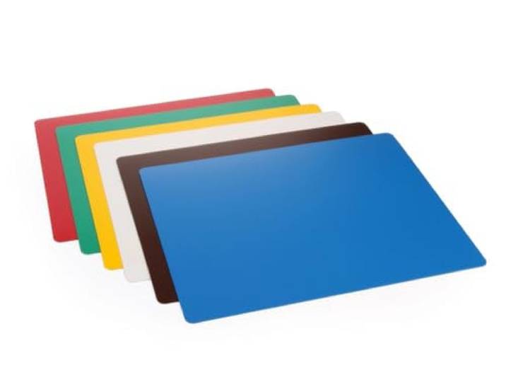 HENDI Snijplaat set, 6-delig, HACCP, 380x305mm