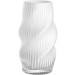Leonardo Vase Verdi 24 cm Glas Weiß