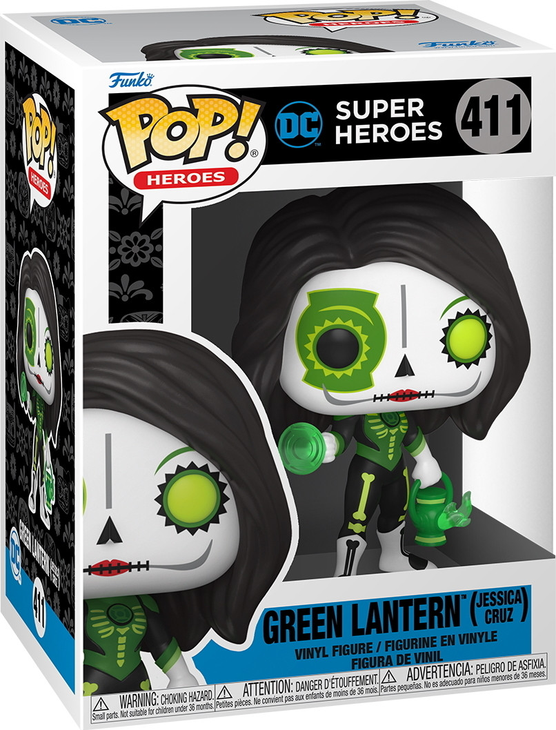 Funko Pop! DC Super Heroes Día de los Muertos Green Lantern Jessica Cruz 411 Vinyl figuur