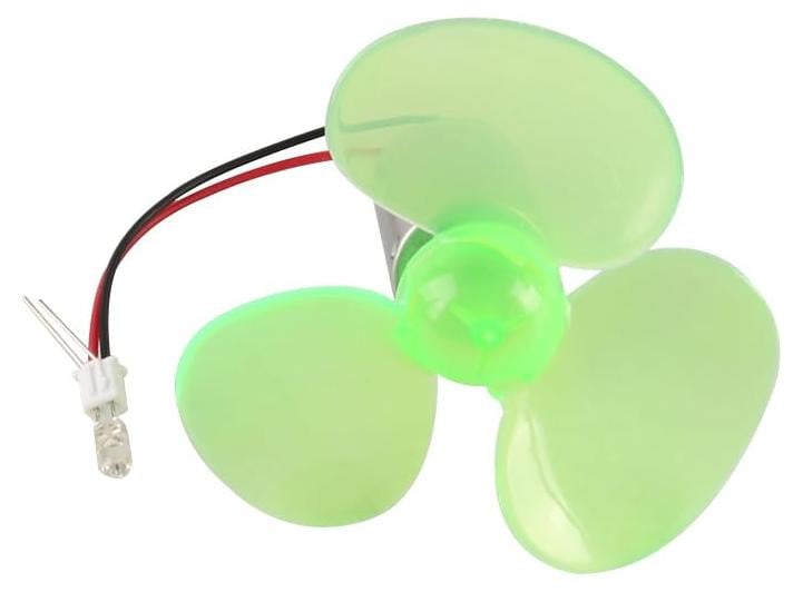 Dripio Mini windturbine generator met DC-motor voor experimenten, 90 mm