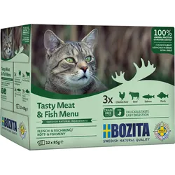 Bozita Pouch Fisch & Fleisch Multibox in Gelee 1x1.02 kg