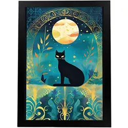 POSTER Tarot Rosina Wachtmeister A4 Schwarzer Rahmen