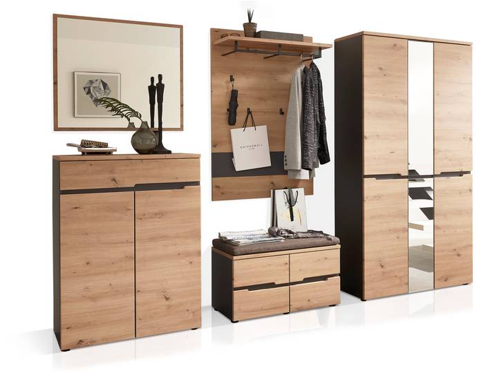 MAILAND Garderobenset II, Material Dekorspanplatte, Artisan