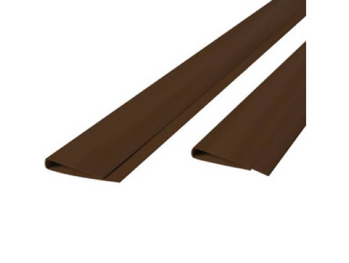 Tuinscherm pvc profiel bruin 200cm