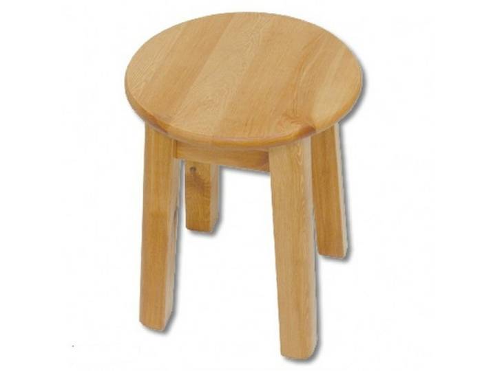 Xlmoebel Hocker Massivholz-Hocker aus Kiefer für Küche und Gästezimmer (Hocker, 1 St., Hocker), Hergestellt in Europa