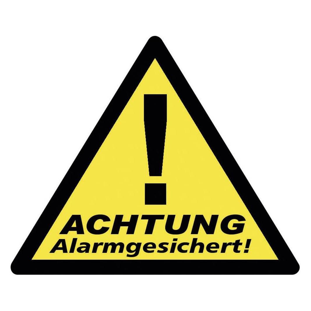 Pentatech Warnaufkleber Achtung Alarmges (40201)