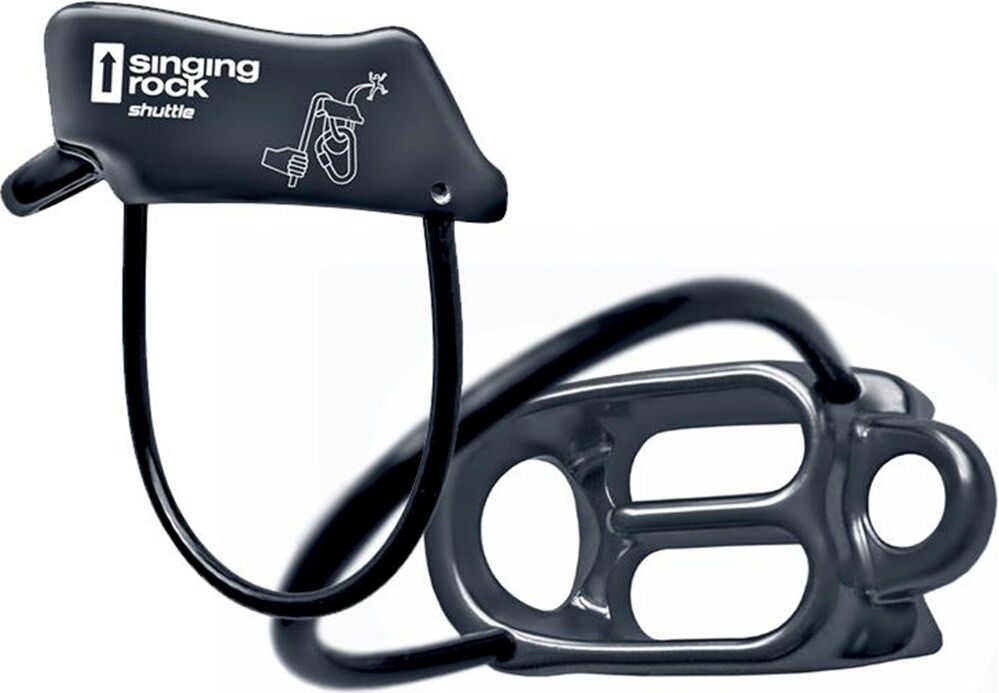 Singing Rock rappel shuttle descendedor Negro (UNICA)