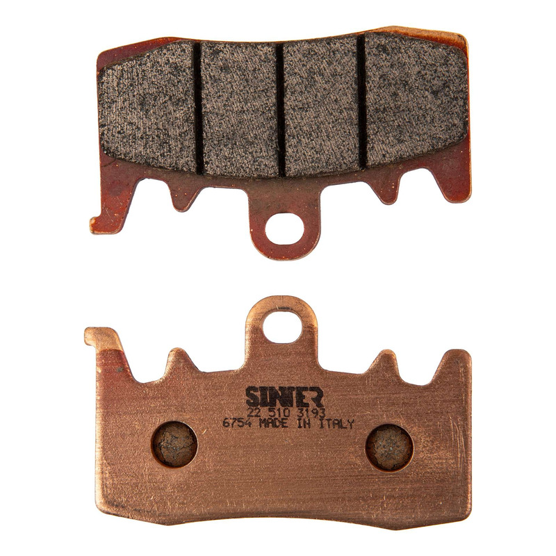 Plaquettes de Frein RMS - métal fritté - 225103193 - Aprilia Caponor