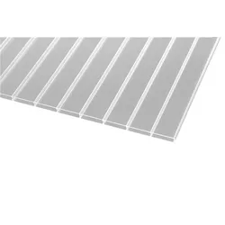 Doppelstegplatten 16 mm Glasklar - 16/64 Struktur Acryl 980 x 4000