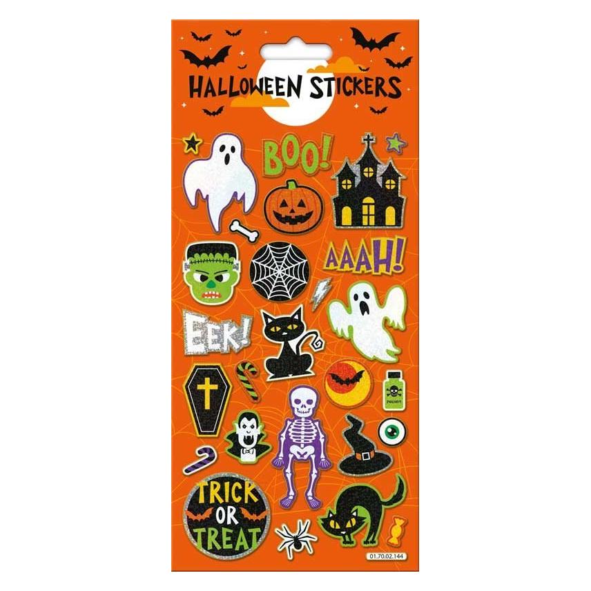 Paper Projects Orange Halloween-Aufkleber (20 Sticker) (01.70.02.144)