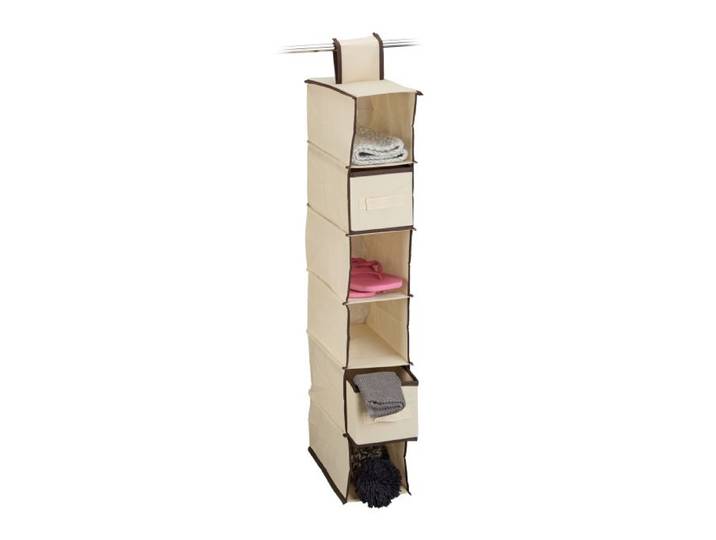 Relaxdays 3xÉtagère suspendue tissu armoire