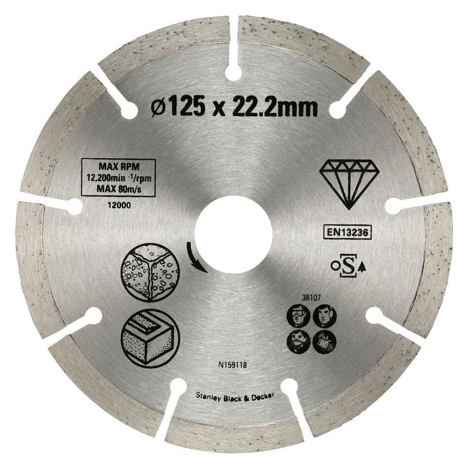 Stanley CUTTING DISC STA38107-XJ 125MM (STA38107-XJ)
