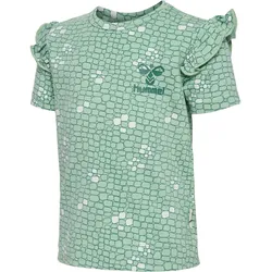 HUMMEL hmlZANZI T-SHIRT S/S silt green 74