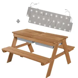 KINDERSITZGARNITUR OUTDOOR + mit Spielwannen und Bankkissen