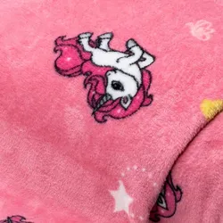 Wellness-Fleece "Einhorn", rosa-color
