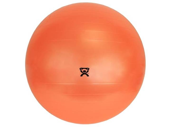 CanDo Gymnastikball 30-1807 - Trainingsball - Sitzball, Durchmesser 120 cm, orange