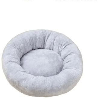 Uplift Treasures Soft Donut Pet Cushion Bed light Grey xs