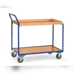 Fetra Tischwagen, Tragl. 300kg, Griff Holzplatte/-kasten, Ladefl. LxB 1000x600mm, 1 Boden