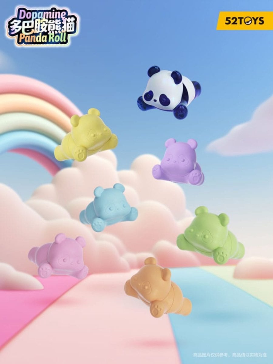 Dopamine Pandas Panda Roll Blind Box Assortment Figuren 3 cm (6 stuks)