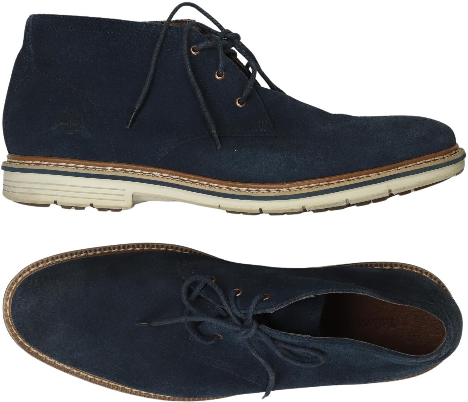 Timberland Herren Stiefel, Marineblau, Gr. EU 46, Leder - Second Hand