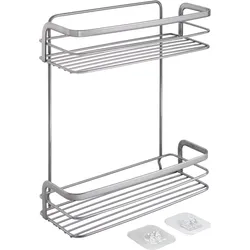 Metaltex Origin Luxy Eckregal mit 2 Etagen für Dusche