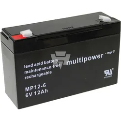 Multipower Bleiakku (12000 mAh, 6 V)