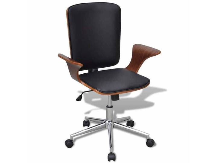 Siège de Bureau réglable - VIDAXL - TOP Chaise de bureau - 110 kg par siège - Bois courbé - avec tapisserie - en similicuir &&36788