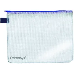 FolderSys PVC-Sammelbeutel/Kleinkrambeutel A4 transparent mit Reißverschluss