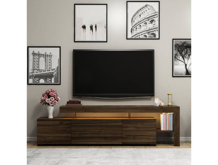 Meuble TV en bois Beliz Meuble TV - 192 x 37 x 53 cm