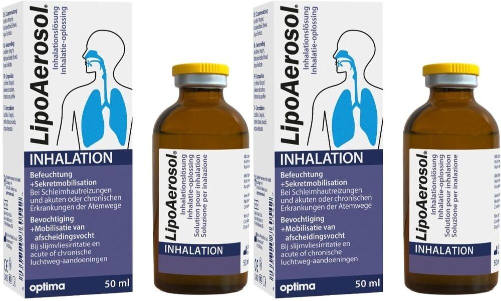 Lipoaerosol Inhalation Inhalationslösung 2x 2x50 ml