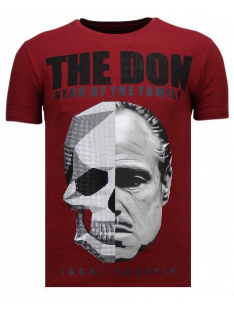 Local Fanatic The don skull rhinestone t-shirt